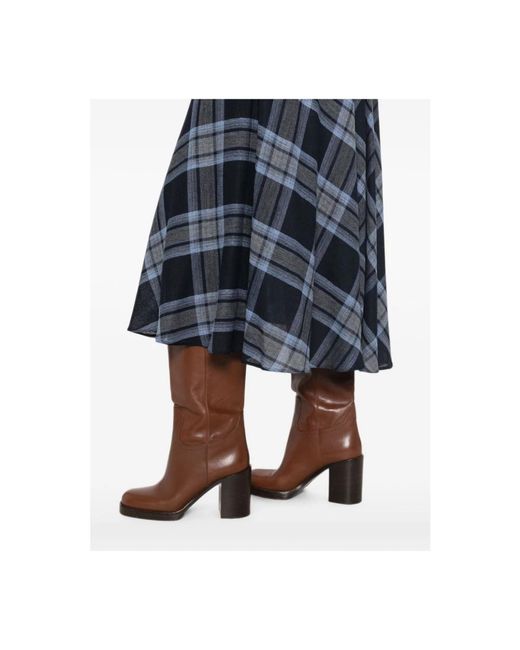 Marella Blue Midi Skirts