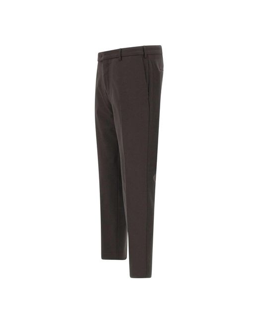 PT Torino Gray Slim-Fit Trousers for men