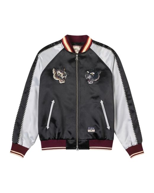 Bomber Jackets Evisu de hombre de color Black