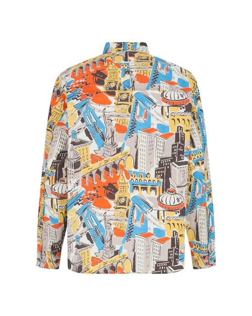 Moschino Blue Casual Shirts for men