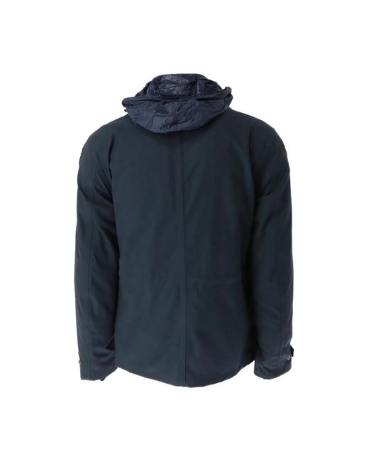 Blauer Jassen ,Blauw ,Katoen Blauwe Hoodie Jas Herfst/Winter in het Blue voor heren