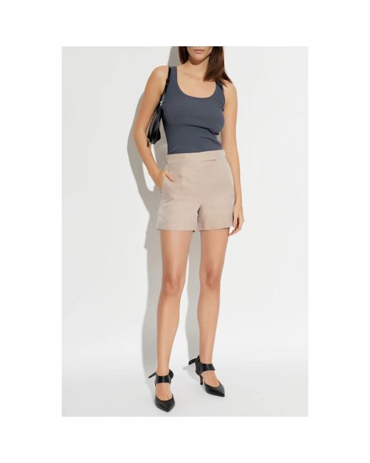 Max Mara Natural Short Shorts
