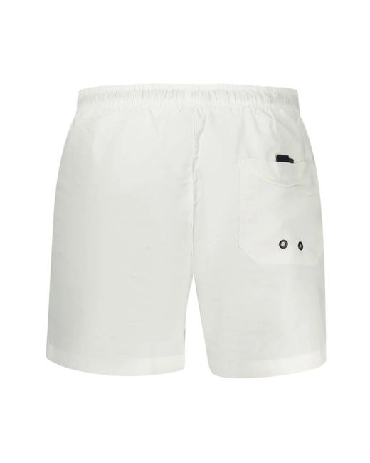 North Sails Badmode ,Wit ,Polyester Polyester Zwemboxer in het White voor heren