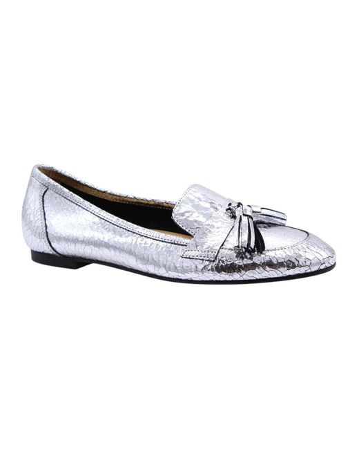 CTWLK White Klassische Leder Mokassin Schuhe