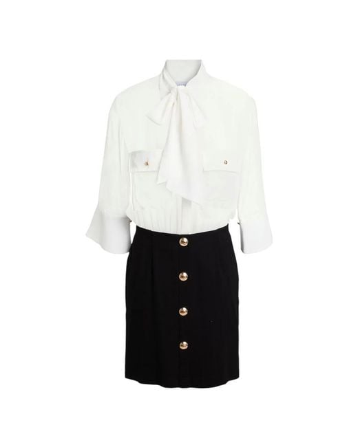 Gaelle Paris White Short Dresses