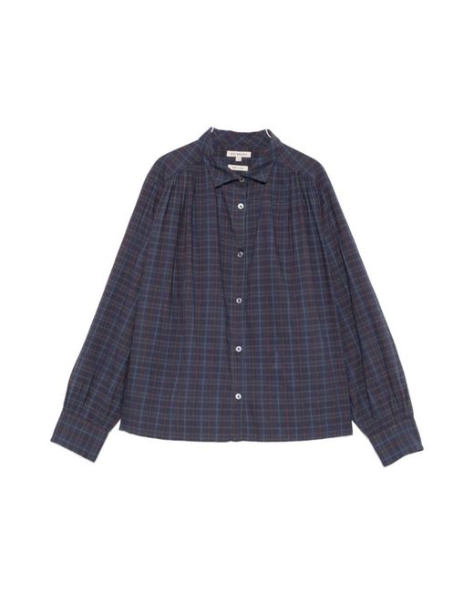Moismont Blue Carmen Bluse N°863