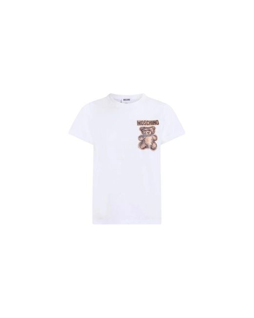 Moschino White T-Shirts
