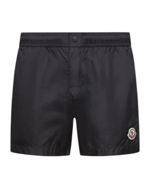 Moncler Black Beachwear for men