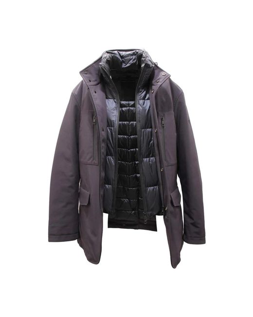 DUNO Purple Winter Jackets for men