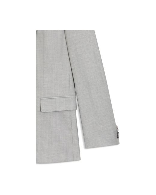 HUGO Gray Single Breasted Suits for men
