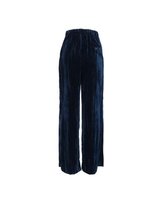 Aspesi Blue Wide Trousers
