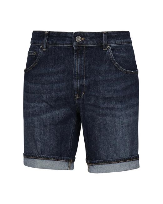 Dondup Blue Denim Shorts for men