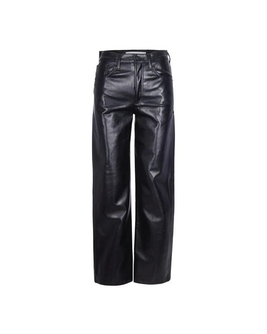 Agolde Blue Straight Trousers