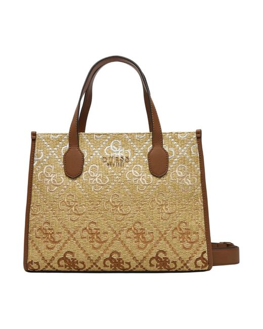 Handbags di Guess in Metallic