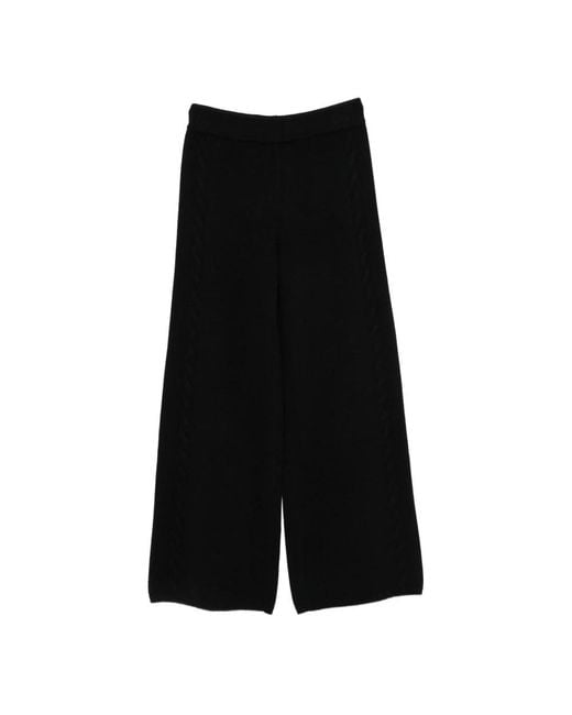Lisa Yang Black Wide Trousers