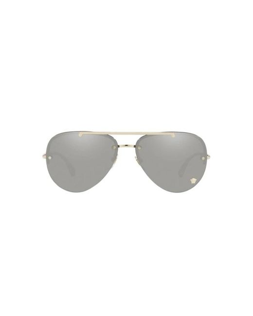 Versace Gray Sunglasses