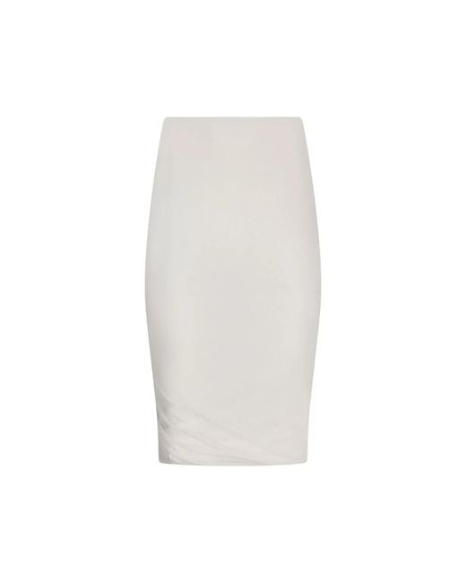 Jil Sander White Pencil Skirts