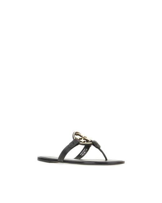 Tory Burch Brown Flip Flops