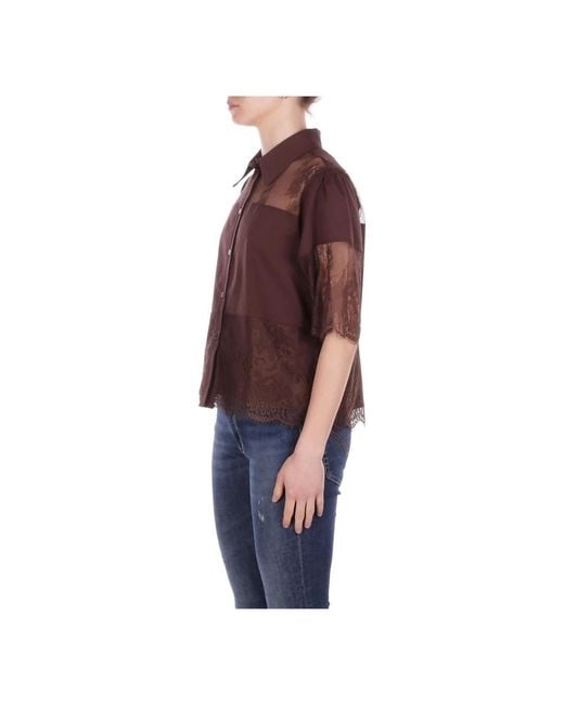 Blugirl Blumarine Brown Shirts