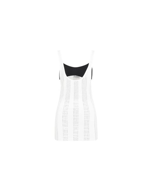 The Attico White Knitted Dresses