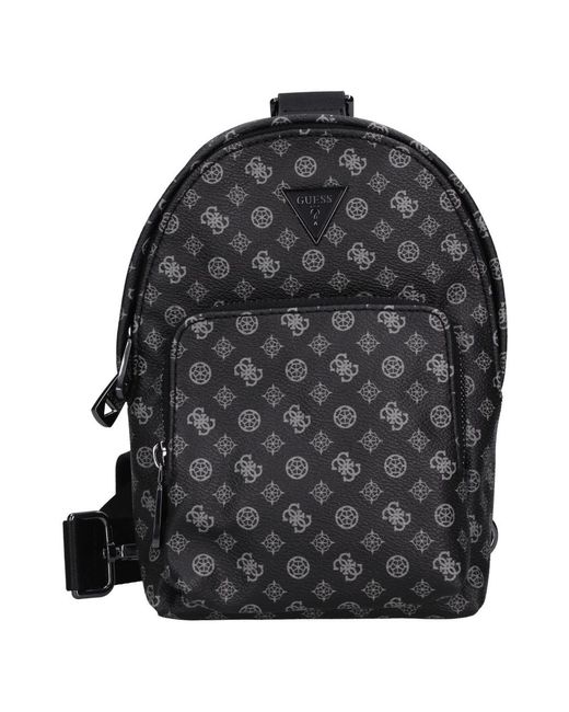 Guess Black Cross Body Bags for men