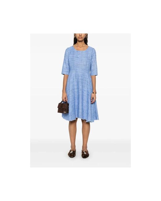Charlott Midi Dresses in het Blue