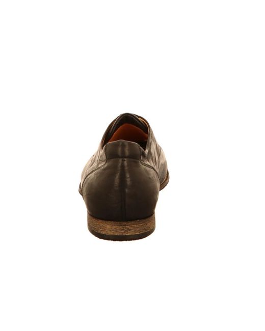 Think! Guru 01 Schwarze Schnürschuhe in Brown für Herren