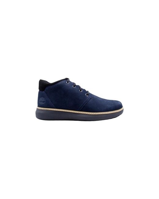 Timberland Blue Lace-Up Boots for men