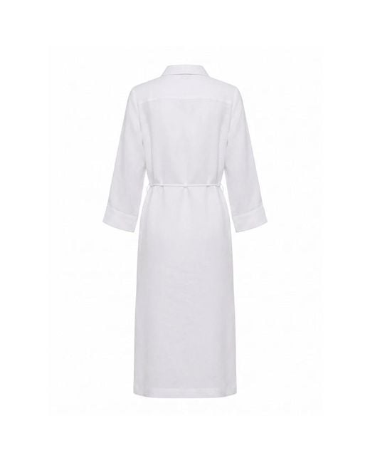 Peserico White Midi Dresses