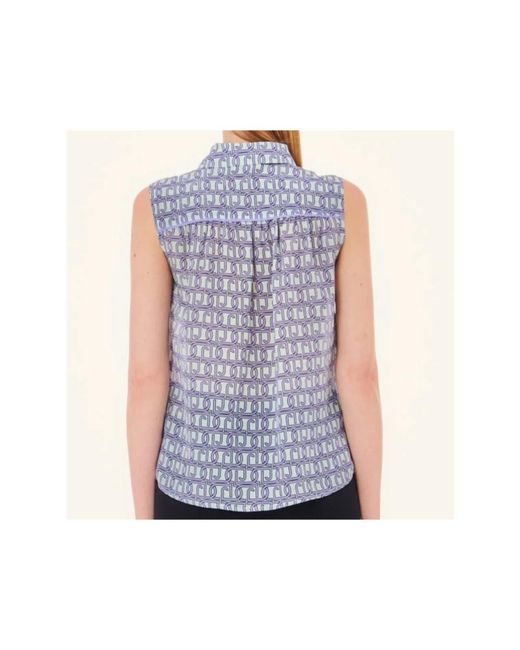 Sleeveless Tops Liu Jo de color Blue