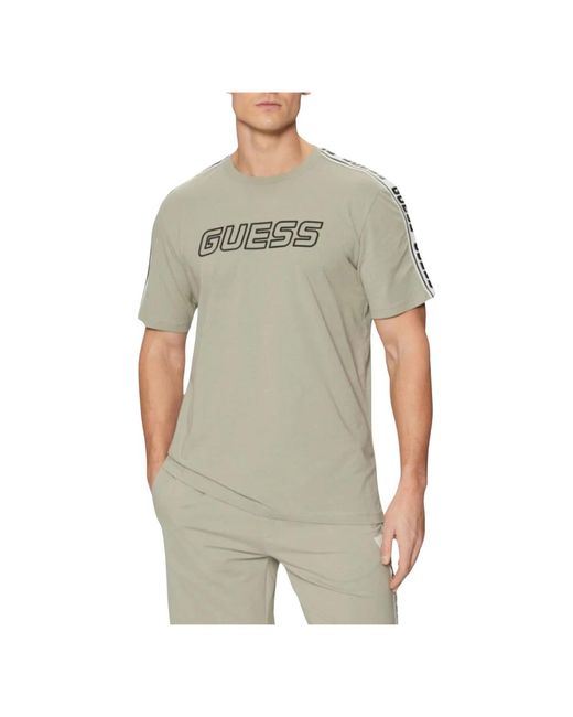 Guess T-Shirts in het Gray voor heren