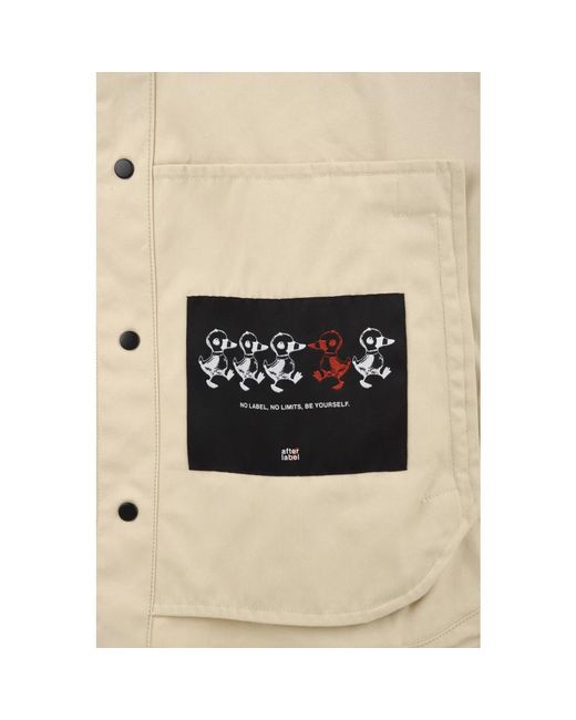 AFTER LABEL Jassen Belluno Shirt in het Natural voor heren