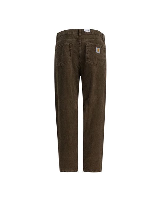 Carhartt Brown Slim-Fit Trousers for men