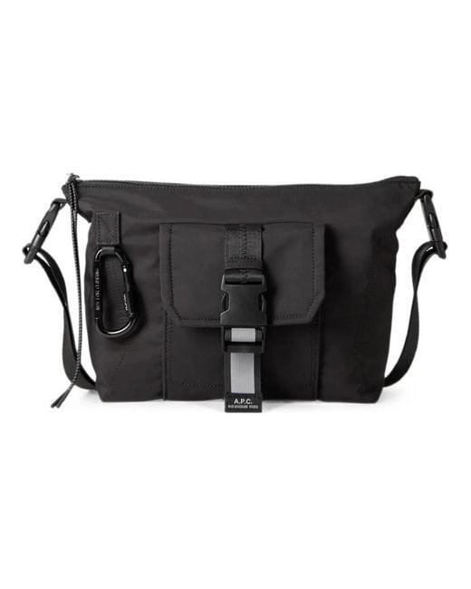 A.P.C. Trek Satchel in het Black voor heren