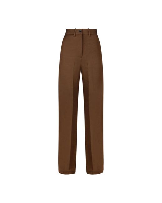 Nine:inthe:morning Brown Wide Trousers