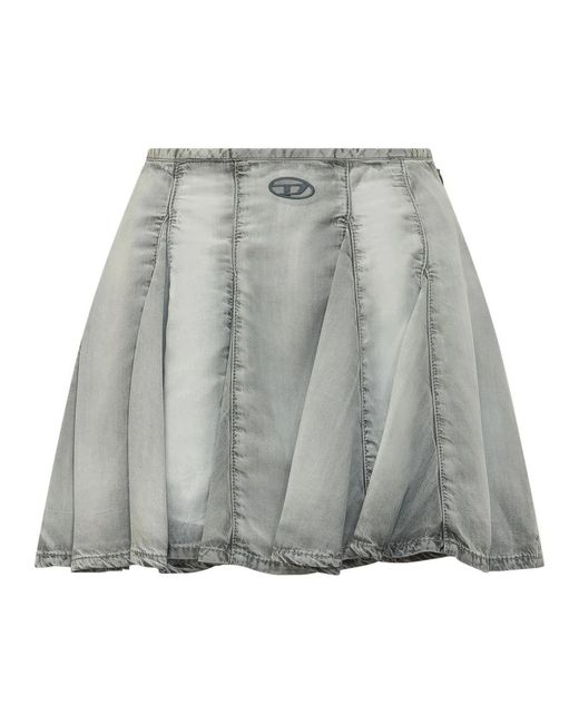 DIESEL Gray Denim Skirts