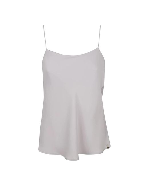 Herno Gray Sleeveless Tops