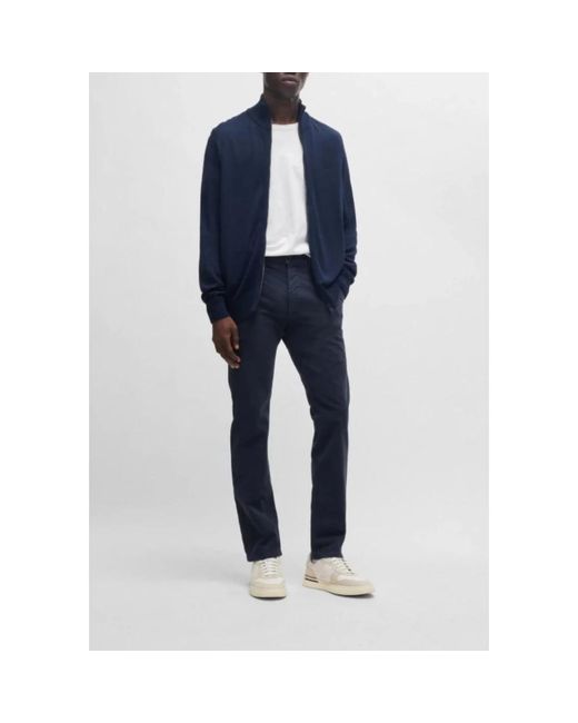 Boss Chino Broeken in het Blue voor heren