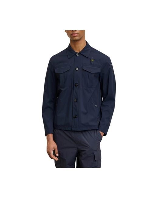 Light Jackets di Blauer in Blue da Uomo