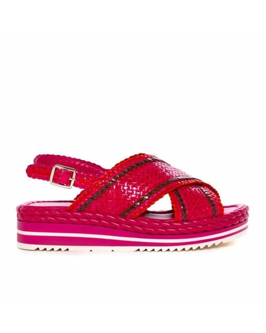 Wedges Pons Quintana de color Red