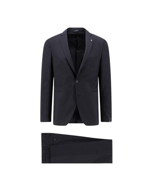 Tagliatore Blue Single Breasted Suits for men