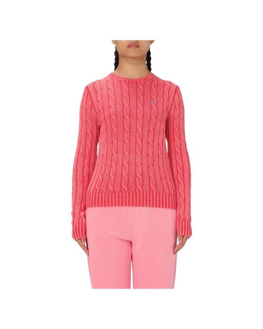 Knitwear > round-neck knitwear Polo Ralph Lauren en coloris Pink