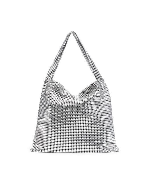 Rabanne Gray Shoulder Bags