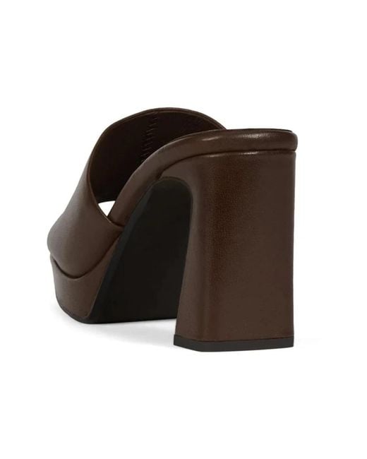 Jeffrey Campbell Brown Heeled Mules