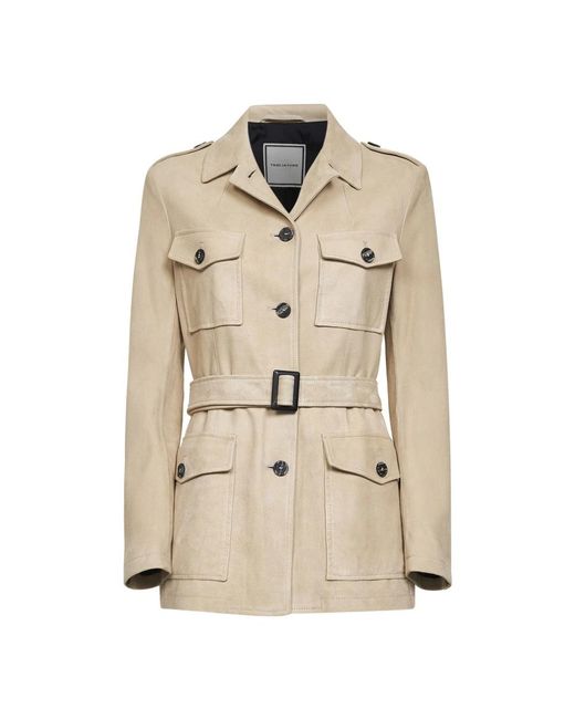 Leather Jackets Tagliatore de color Natural