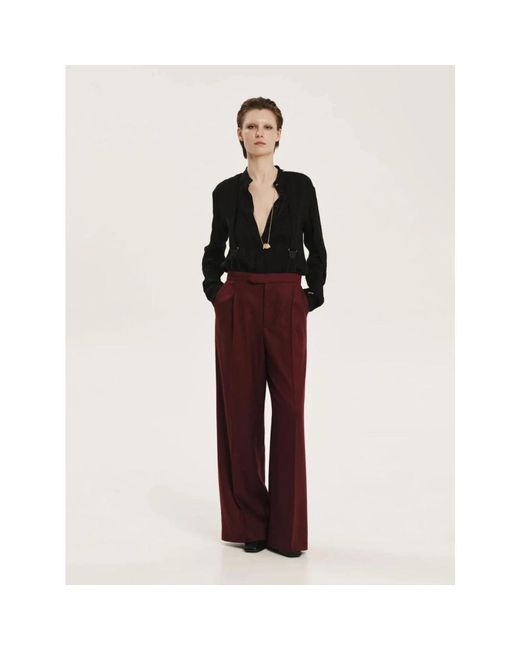 Zeus + Dione Red Wide Trousers