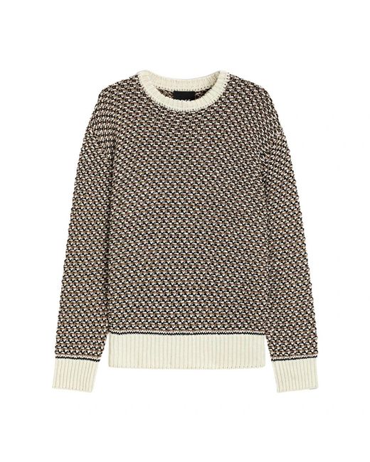 HUGO Gray Round-Neck Knitwear for men