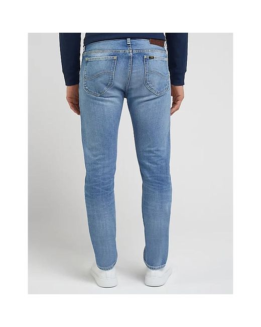 Lee Jeans Blue Slim-Fit Jeans for men