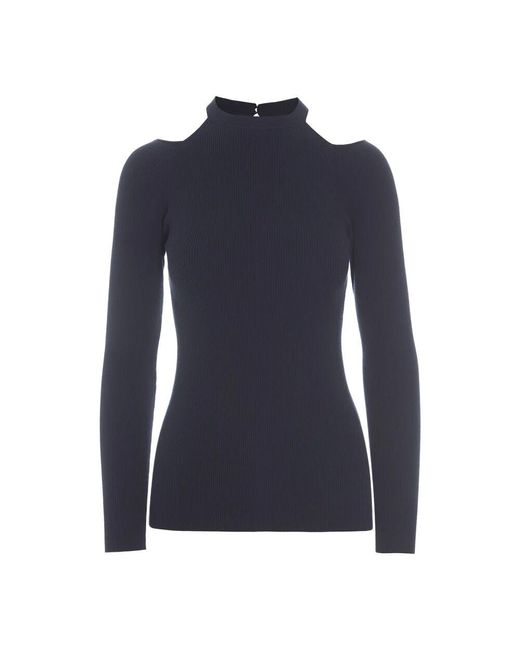 Bitte Kai Rand Blue Bluse mit cut-out-schulter dark midnight