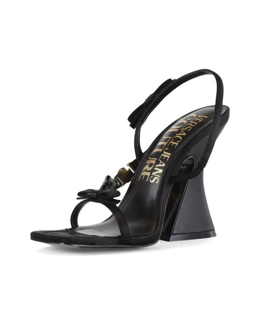 Versace Black High heel sandals